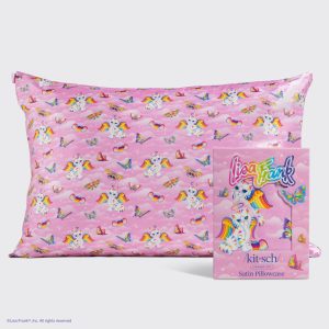 Lisa Frank x Kitsch Satin Pillowcase in Angel Kitty?