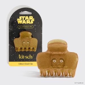 Star Wars? & Kitsch Glitter Cloud Clip in C-3PO