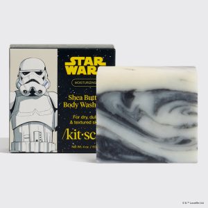 Star Wars? & Kitsch Shea Butter Moisturizing Solid Body Wash - Stormtrooper Swirl